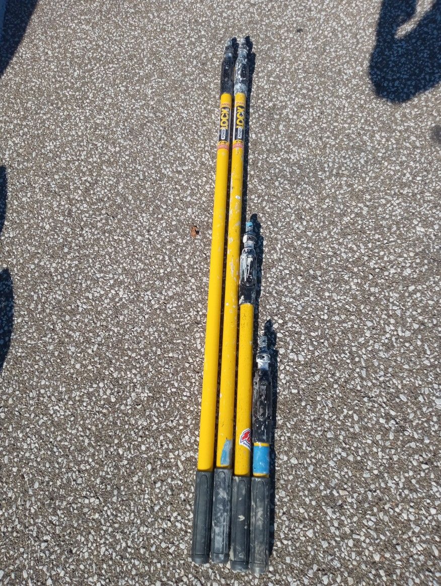 Various Purdy Extendable Paint Poles