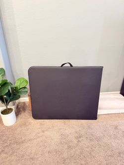 6-Foot Black Folding Portable Table