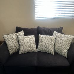 Grey Flannel Couch 