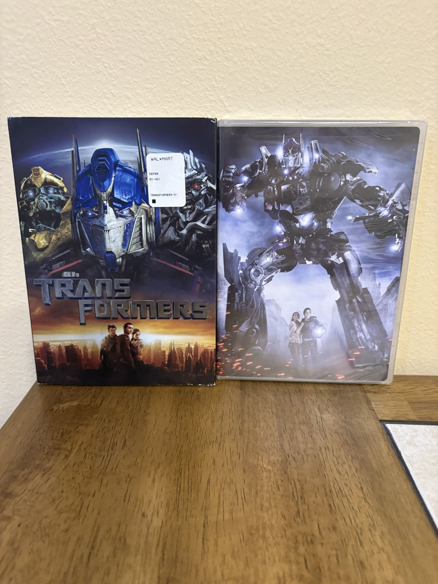 Transformers DVD By Dreamworks 2007 Walmart Sticker
