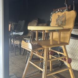 Vintage high chair