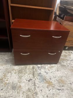 OFFICE/HOME FILE CABINET 2 DRAWERS LATERAL WOODEN FILE