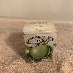 Vintage Windsor & Newton Ink Apple Green #961 Made In England NOS