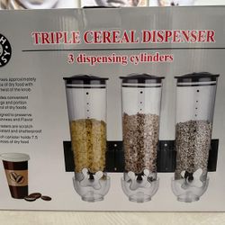 Triple Cereal Dispenser 