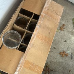 36 Mason Jars No Lids 16oz