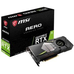 MSI GAMING GeForce RTX 2080 8GB GDRR6 Graphics Card RTX 2080 AERO 8G