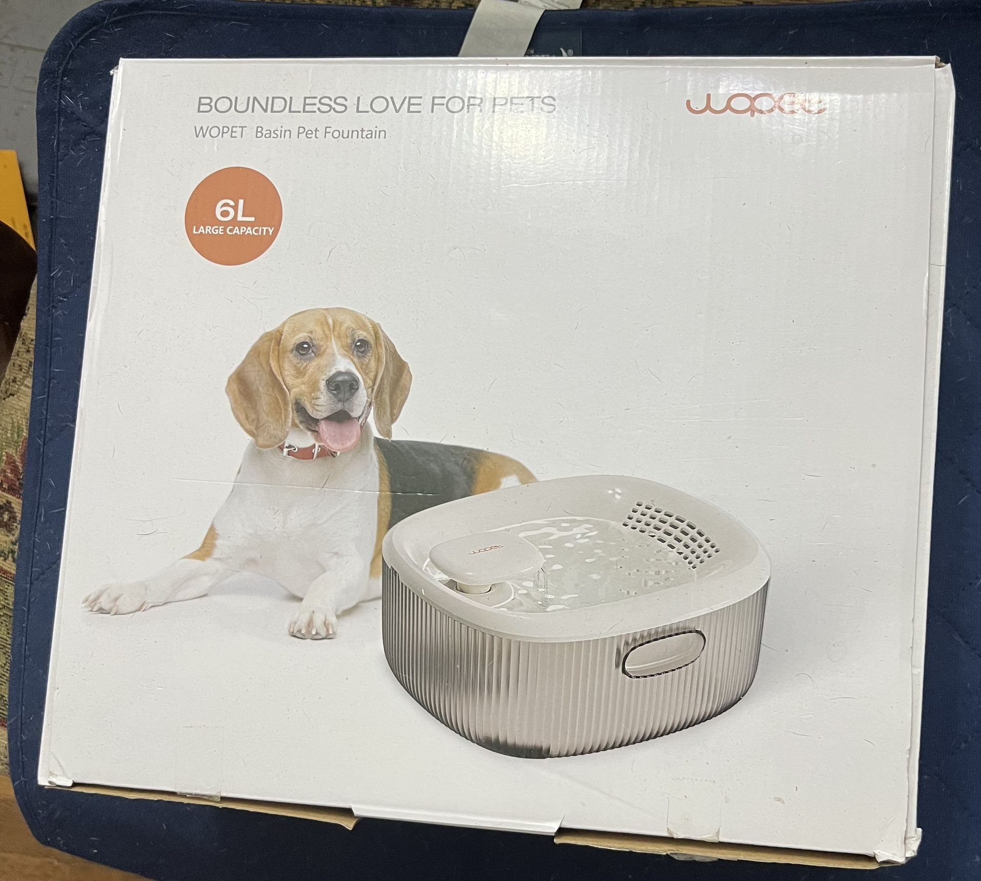 WOPET PET WATER FOUNTAIN BOWL