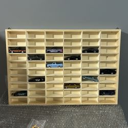 Hot Wheels Display For 60 Cars Scale 1/64