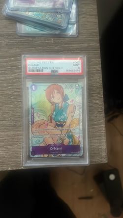 One Piece O-Nami PSA 9 Graded Card
