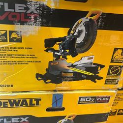 DEWALT 60V.  12” Double Bevel Sliding Miter Saw 