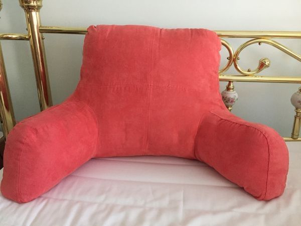 Plush Coral Bed Lounge Pillow