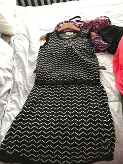 Skirt and shirt outfit