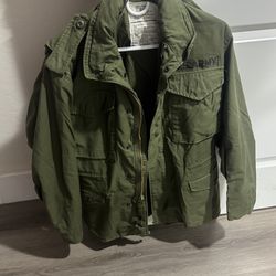 80’ militar jacket  in great shape size XS