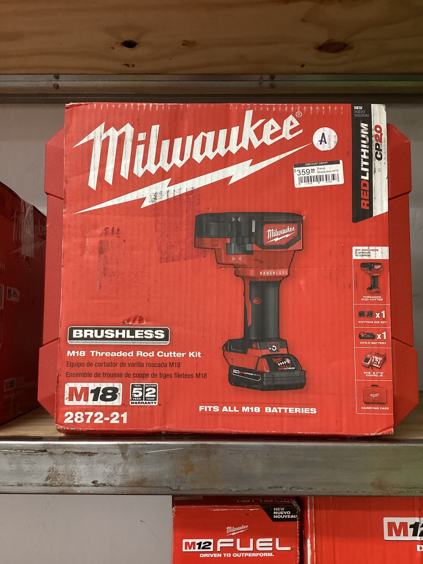 Milwaukee M18 Threaded Rod Cutter Kit (NEW)