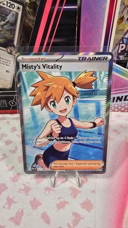Pokemon Cards Pitch Black Misty's Vitality  Ultra Rare #111