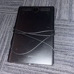 Wacom Black Drawing tablet( MISSING DRAWING PENCIL) For Mac, And Desktops Etc.