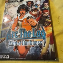 Bradygames Strategy Guide For Arc The Lad End Of Darkness In Great Shape 