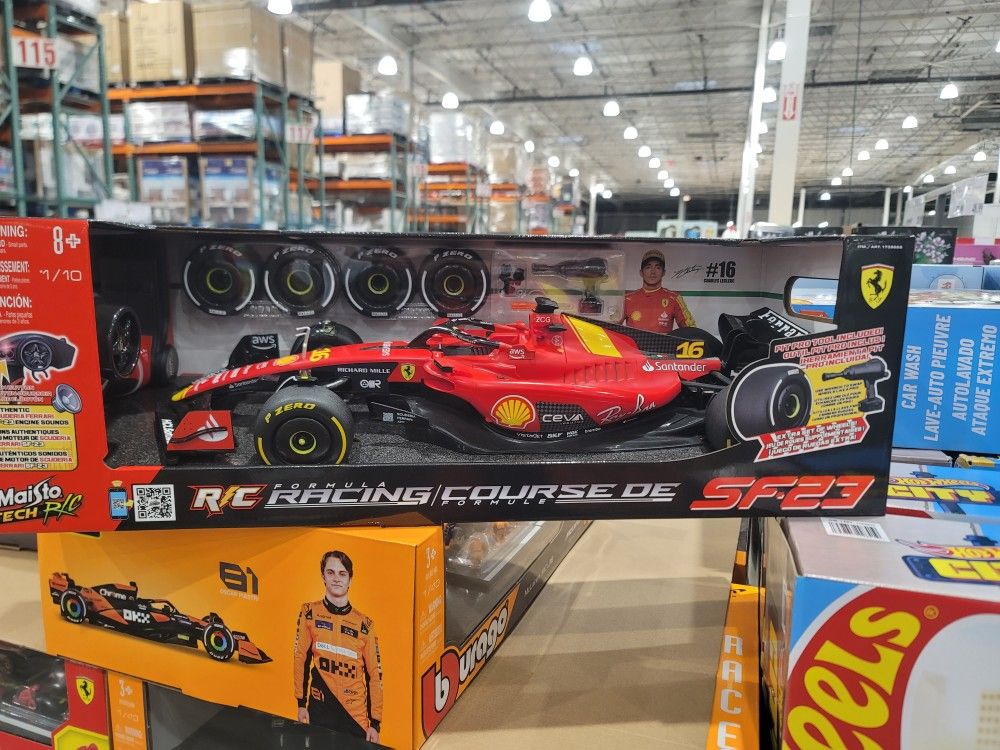 Collectors Maisto RC Ferrari SF-23 Charles Leclerc #16 1:10 Scale Formula 1 RC Car