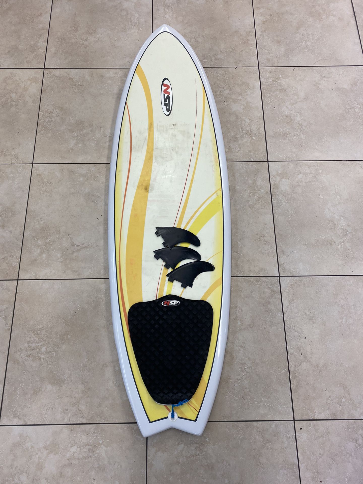 NSP E2 Fish 5'6” 19 3/4”x 2 1/8” Surfboard Classic for Sale in Boca