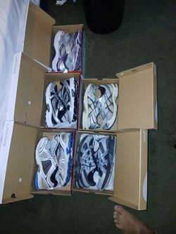 Saucony and ASICS Running Sneakers Lot of 5