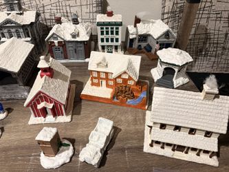 Christmas village pieces 