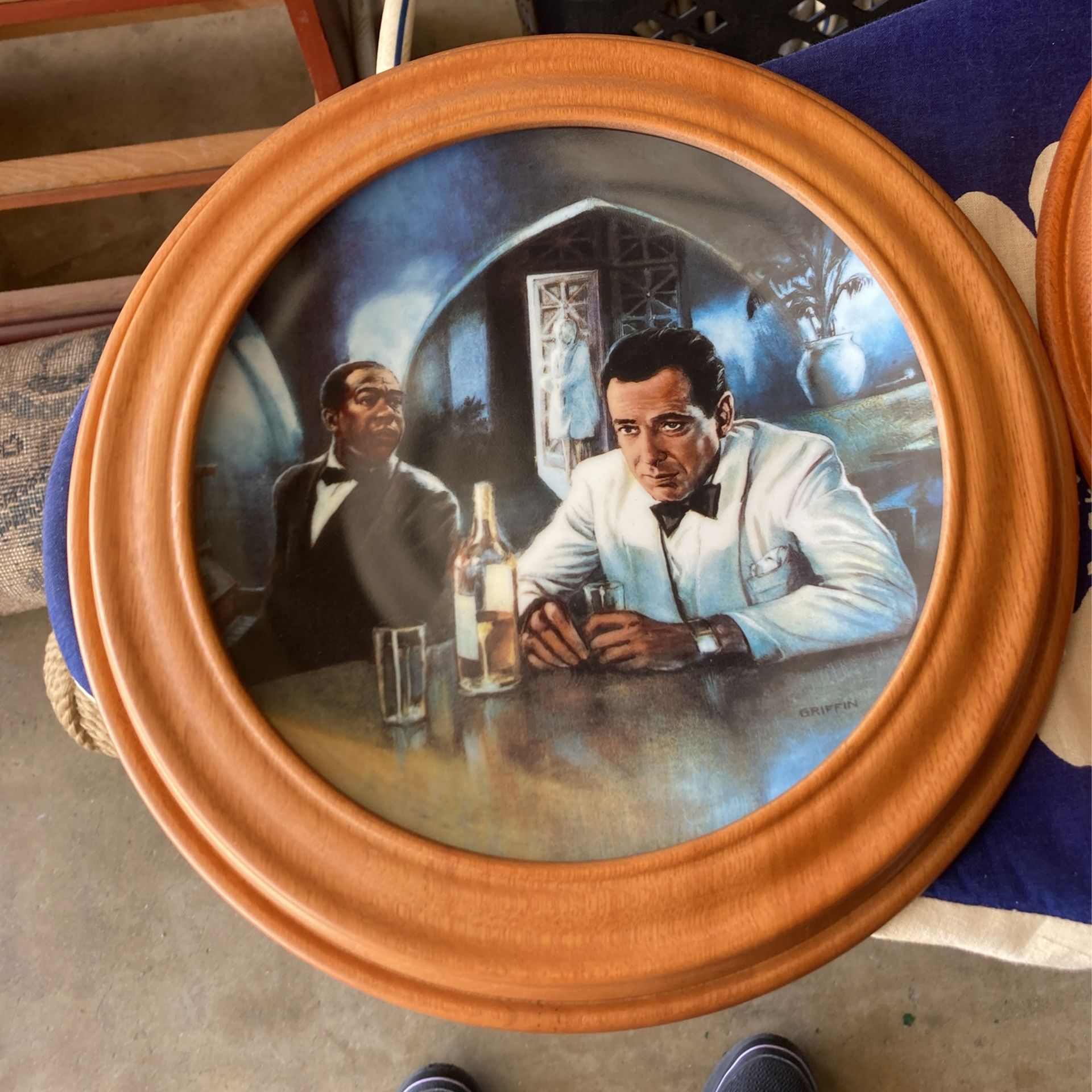 CASABLANCA Collector Plates + Oak Frames