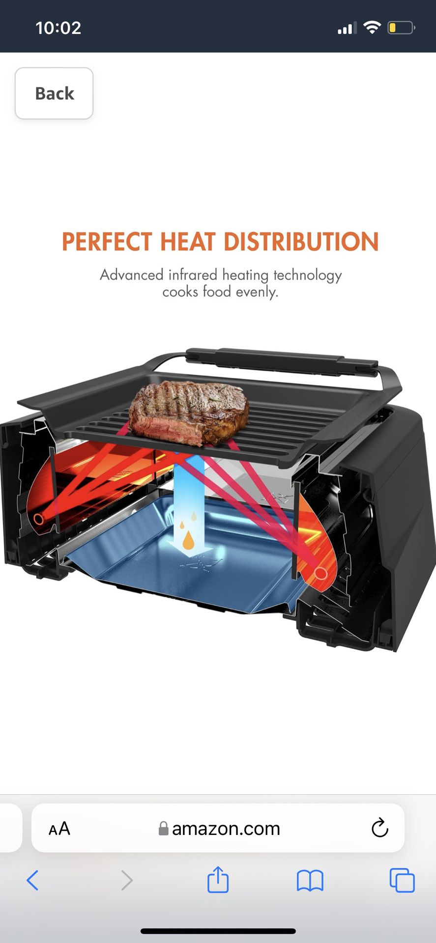 Redigrill Smoke-Less Infrared Indoor Grill