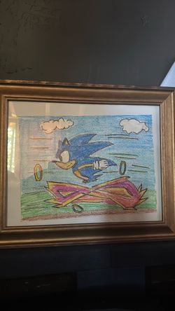 Sonic the hedgehog artwork collection memorabilia