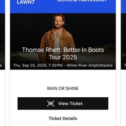 Thomas Rhett & Tucker Wetmore Sept. 25th