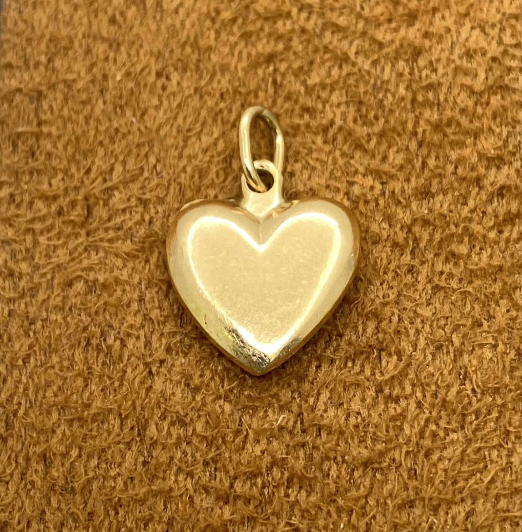 Gold Heart Charm 