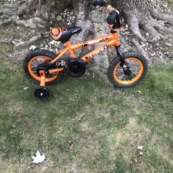 12.5 Kids Bike/Training Wheels (barely Used)