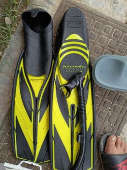 Swim fins scuba gear