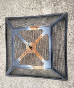 Metal Square Fire Pit Lid Cover