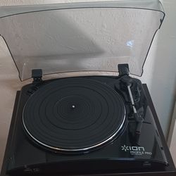 ION Audio PROFILE PRO LP Turntable USB  RECORD PLAYER