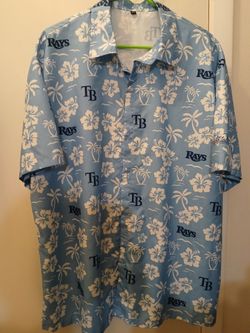 Tampa Bay rays button down shirt size xl. Stadium giveaway.