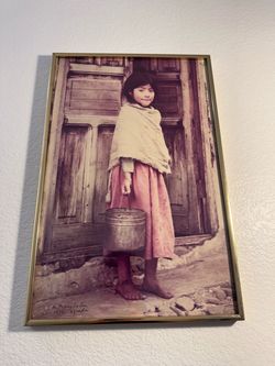 Framed Vintage Photography Print – Ecuador 1970