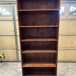 Solid Wood Bookshelf 