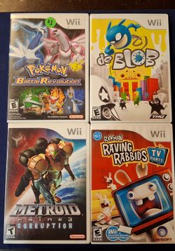 Nintendo Wii Games Lot of 4