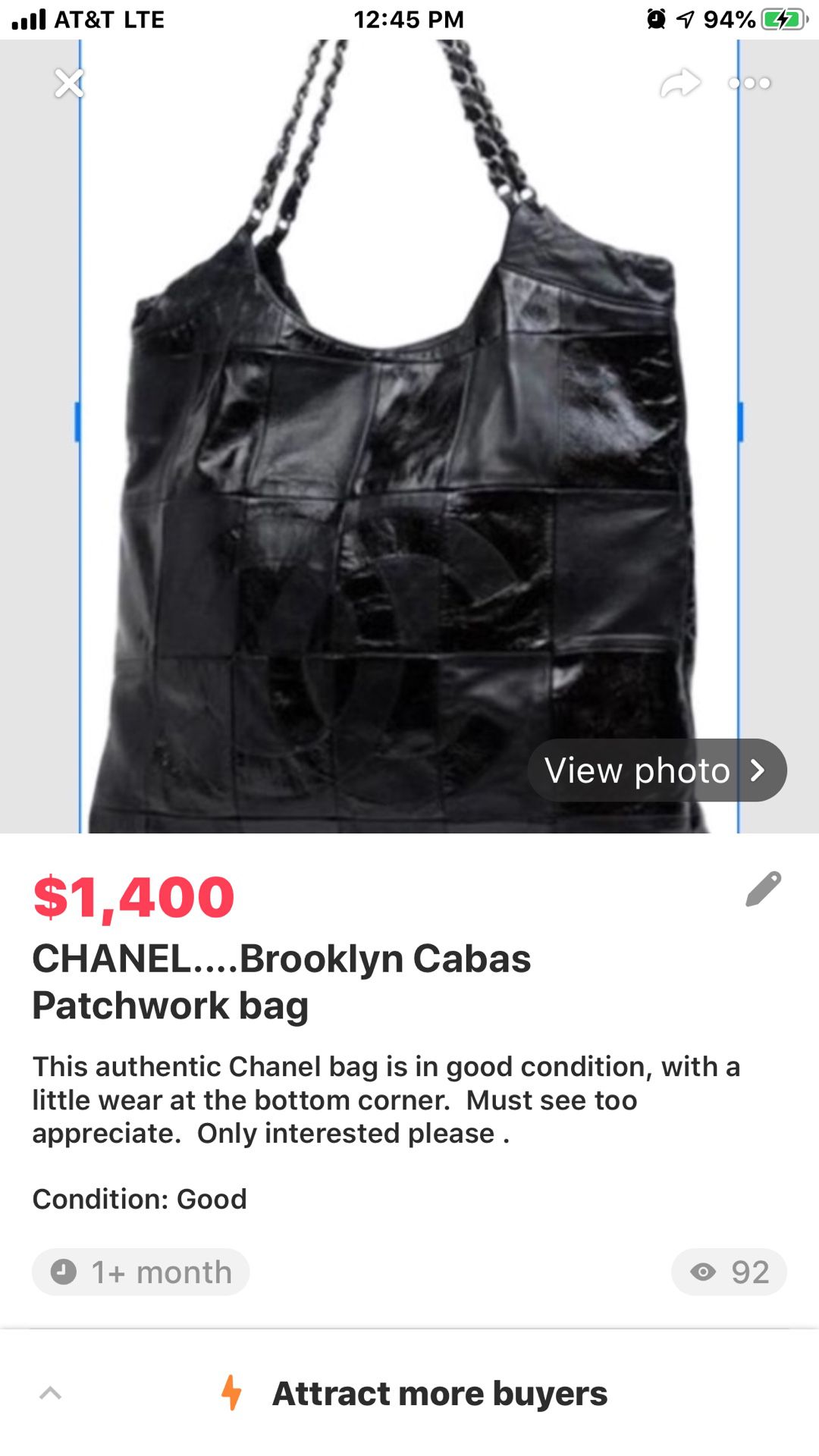 CHANEL.....Brooklyn Cabas Patchwork bag
