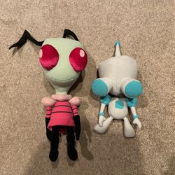 Vintage Invader Zim Plushies