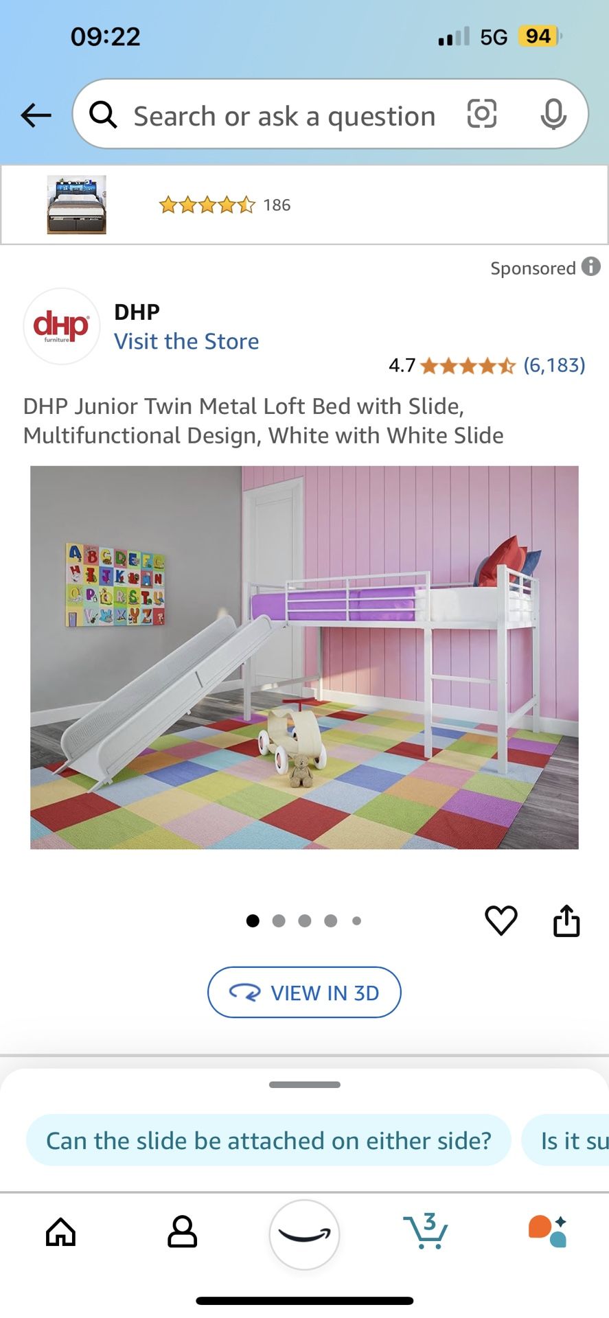 Bed With Slide