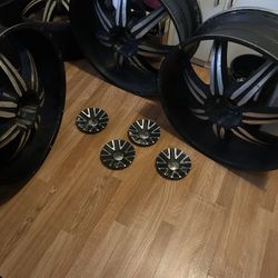 26inch Rims Black &Chrome 