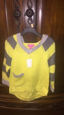 New with Tags. Sweater with hood