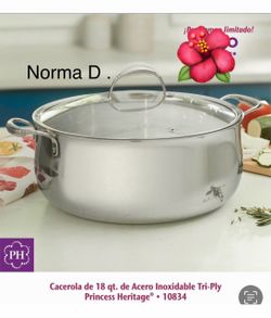 Olla de 18 qts Tri-ply nueva en su caja 🌺 princess house 🌺