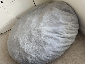 BYBYME 3-in-1 Giant Bean Bag Chair – Like New, Converts to Lounger/Bed
