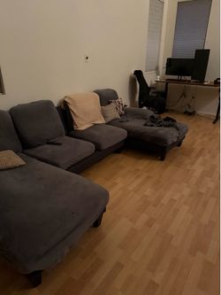 Free couch and adjustable bed frame for pickup
