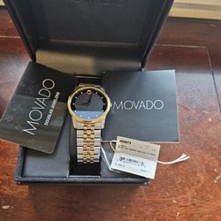 Men's Swiss Museum Classic Diamond-Accent PVD Stainless Watch 40mm