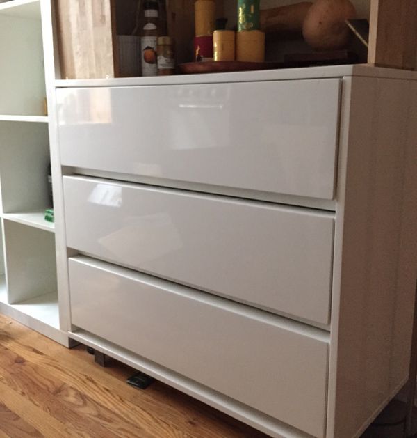3 Drawer Dresser Cb2 Shop Chest White For Sale In Brooklyn Ny