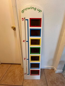 Kids height pictures frame