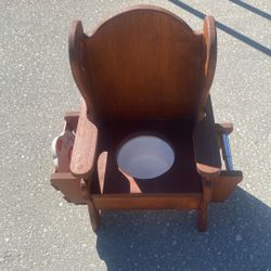 Kids Potty Chair With Book Rack And Toilet Paper Roll